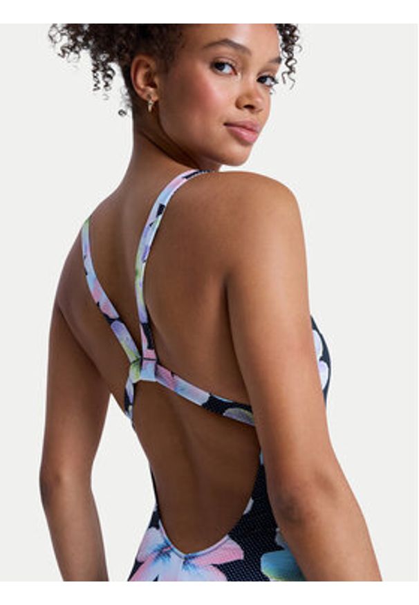 Roxy Strój kąpielowy Roxy Active ERJX103813 Kolorowy. Materiał: syntetyk. Wzór: kolorowy