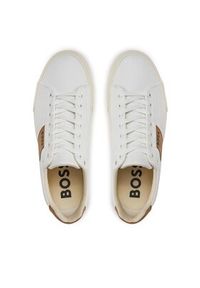 BOSS - Boss Sneakersy Aiden Tenn 50512366 Biały. Kolor: biały