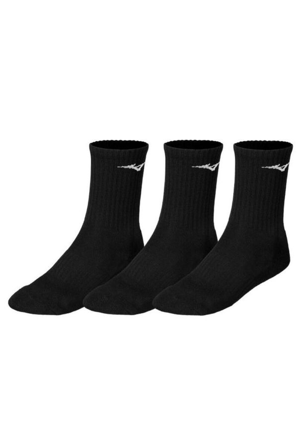 Pack Of 3 Socks Mizuno Black. Kolor: wielokolorowy, biały, czarny. Sport: fitness