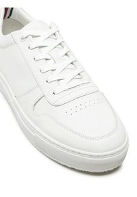 TOMMY HILFIGER - Tommy Hilfiger Sneakersy Premium Corporate FM0FM05299 Biały. Kolor: biały. Materiał: skóra
