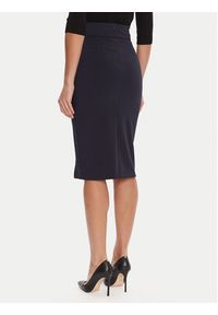 Rinascimento Spódnica ołówkowa CFC0126167003 Granatowy Slim Fit. Kolor: niebieski. Materiał: syntetyk #5