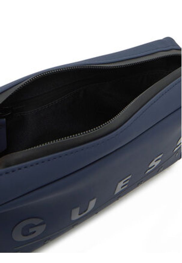 Guess Kosmetyczka PMYOWR P5241 Granatowy. Kolor: niebieski. Materiał: skóra