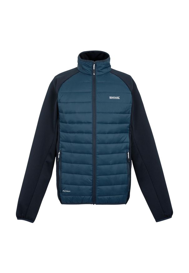 Kurtka hybrydowa Regatta Clumber IV. Kolor: niebieski. Materiał: puch. Sport: turystyka piesza