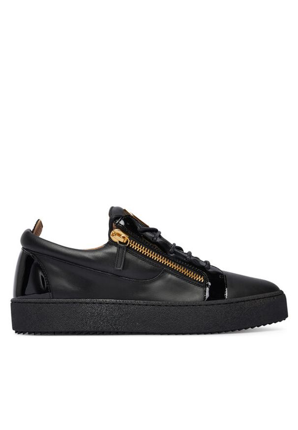 Giuseppe Zanotti Sneakersy RU50000/003 Czarny. Kolor: czarny. Materiał: skóra