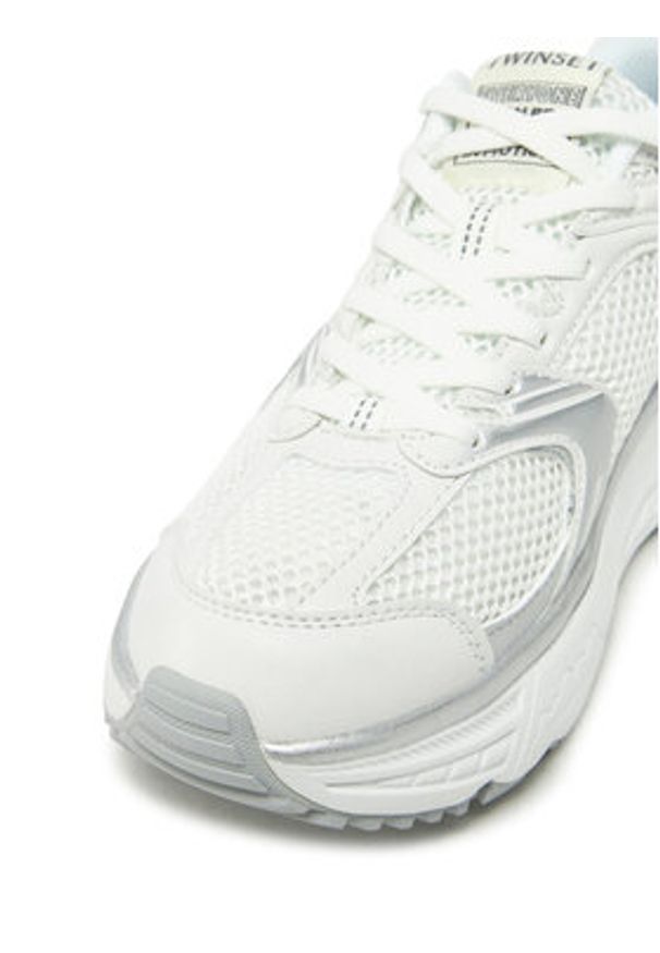 TwinSet - TWINSET Sneakersy 251TCP030 Biały. Kolor: biały. Materiał: materiał