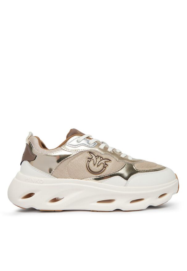 Pinko - Sneakersy PINKO. Kolor: beżowy
