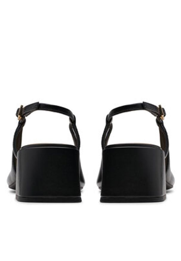 Clarks Czółenka Nyta45 Sling 26181320 Czarny. Kolor: czarny. Materiał: skóra