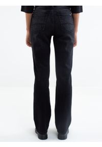 Big-Star - Spodnie jeans damskie czarne Myrra 916. Stan: podwyższony. Kolor: czarny. Styl: rockowy #5