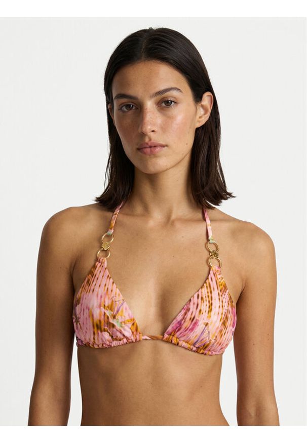 Guess Góra od bikini E6GJ37 MC04R Różowy. Kolor: różowy. Materiał: syntetyk