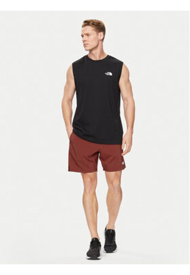 The North Face Tank top Simple Dome NF0A87R3 Czarny Regular Fit. Kolor: czarny. Materiał: bawełna