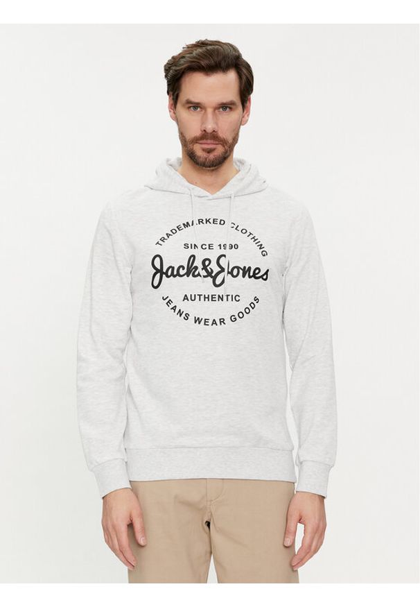 Jack & Jones Bluza Forest 12249237 Szary Standard Fit. Kolor: szary. Materiał: bawełna, syntetyk