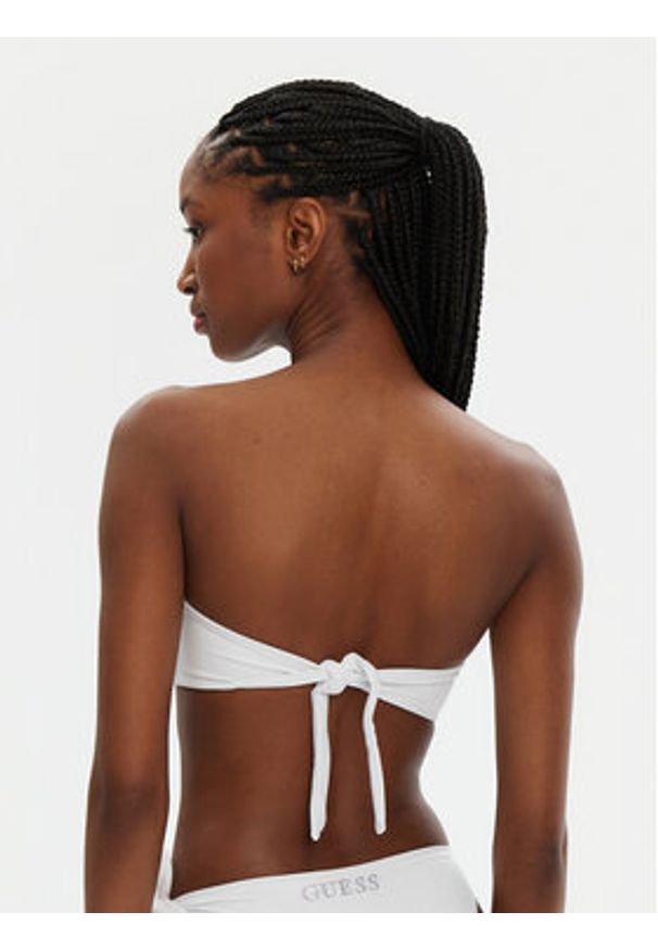Guess Góra od bikini E5GJ56 LY00K Biały. Kolor: biały. Materiał: syntetyk