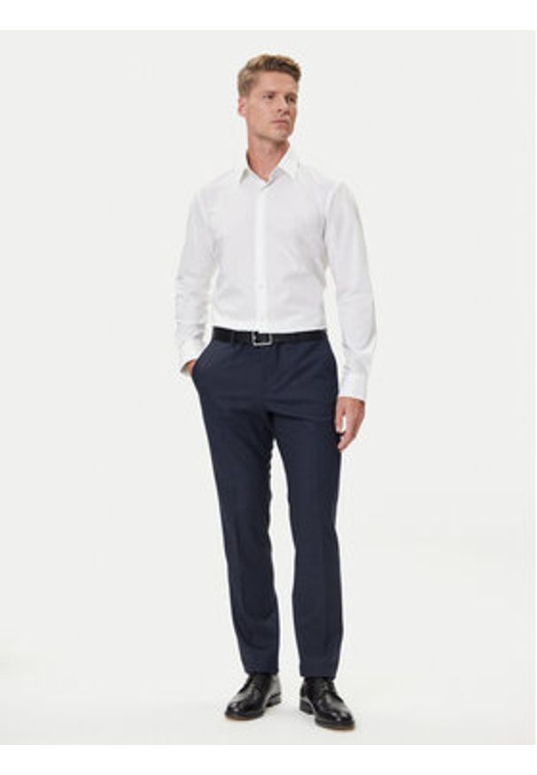 BOSS Koszula H-Joe 50549923 Biały Regular Fit. Kolor: biały. Materiał: bawełna