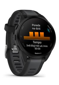 GARMIN - Zegarek sportowy Garmin Forerunner 165 czarny. Rodzaj zegarka: smartwatch. Kolor: czarny. Styl: sportowy #4