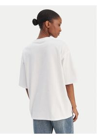 Calvin Klein Jeans T-Shirt LV047E232G Biały Relaxed Fit. Kolor: biały. Materiał: bawełna #4