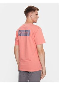 columbia - Columbia T-Shirt North Cascades™ Short Sleeve Tee Pomarańczowy Regular Fit. Kolor: pomarańczowy. Materiał: bawełna #4