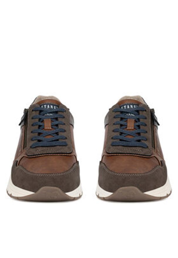 Mustang Sneakersy 4200-301 Brązowy. Kolor: brązowy. Materiał: materiał