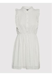 Vero Moda Sukienka letnia Sally 10272001 Biały Regular Fit. Kolor: biały. Materiał: bawełna. Sezon: lato #3