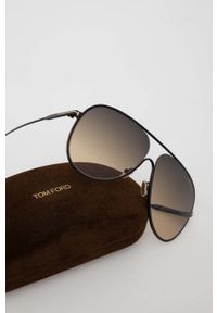 Tom Ford okulary przeciwsłoneczne męskie kolor czarny. Kolor: czarny #3