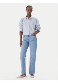 JOOP! Jeans Koszula Basima 10019224 30101901 Niebieski Oversize. Kolor: niebieski. Materiał: bawełna #4