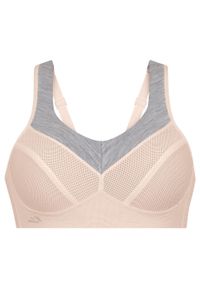 ANITA ACTIVE - Stanik fitness cardio PanAlp. Kolor: różowy. Materiał: wełna, poliester, elastan, poliamid. Rodzaj stanika: wyściełane miseczki, różne sposoby noszenia. Wzór: paski. Sport: fitness