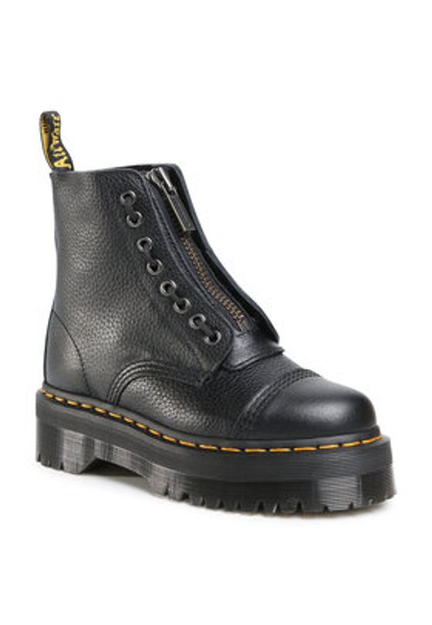 Dr. Martens Trapery Sinclair 22564001 Czarny. Kolor: czarny. Materiał: skóra