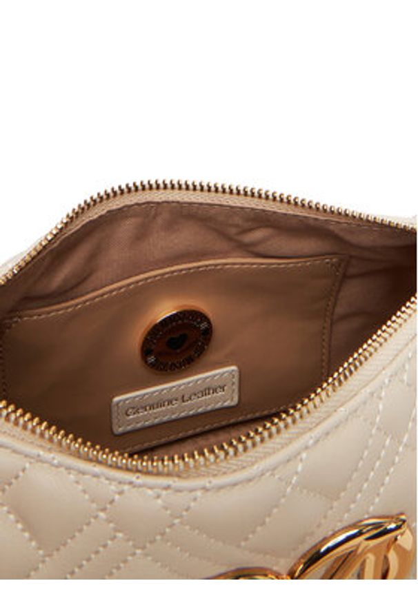 Love Moschino - LOVE MOSCHINO Torebka JC4301PP0MK1211A Écru. Materiał: skórzane
