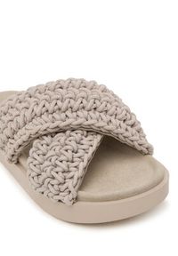 Inuikii Klapki Woven 1004.003.0062 Szary jasny. Kolor: szary. Materiał: materiał #3