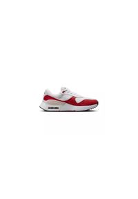 Buty do chodzenia damskie Nike Air Max Systm Gs. Zapięcie: sznurówki. Kolor: biały. Materiał: tkanina, materiał, skóra, syntetyk. Szerokość cholewki: normalna. Model: Nike Air Max. Sport: turystyka piesza