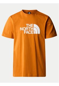 The North Face T-Shirt Easy NF0A87N5 Pomarańczowy Regular Fit. Kolor: pomarańczowy. Materiał: bawełna