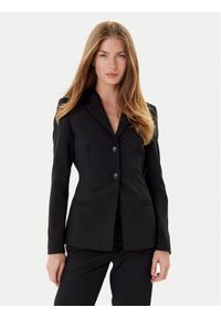 Hugo - HUGO Marynarka Alirani 50542616 001 Czarny Regular Fit. Kolor: czarny. Materiał: syntetyk
