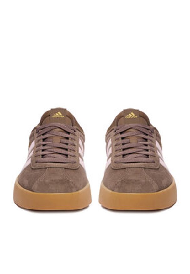 Adidas - adidas Sneakersy CEO-VL COURT 3.0 IH6516 Brązowy. Kolor: brązowy. Materiał: zamsz, skóra