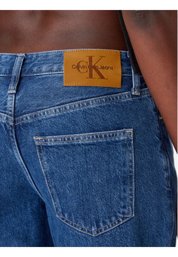 Calvin Klein Jeans Jeansy 90's J20J225134 Granatowy Loose Fit. Kolor: niebieski