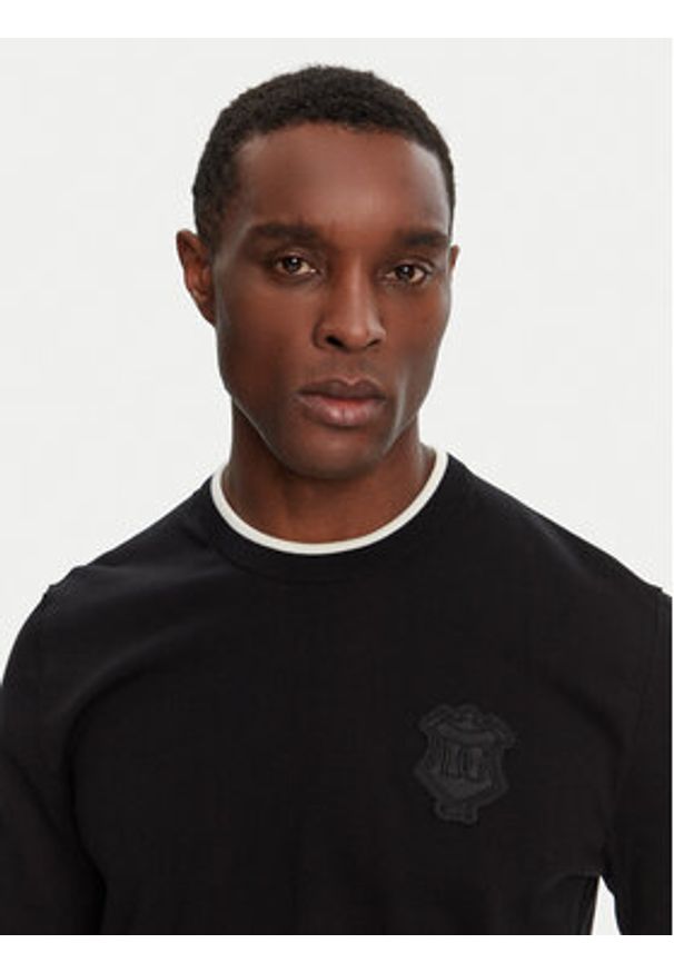 DOLCE & GABBANA - Dolce&Gabbana Sweter GXX72Z JBCE5 Czarny Regular Fit. Kolor: czarny. Materiał: bawełna