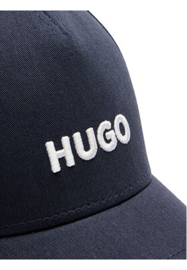 Hugo Czapka z daszkiem Jude 50518901 Granatowy. Kolor: niebieski. Materiał: materiał, bawełna