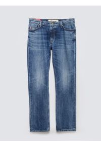 Big-Star - Jeansy męskie proste granatowe Colt 506. Okazja: na co dzień. Stan: podwyższony. Kolor: niebieski. Styl: klasyczny, casual #3