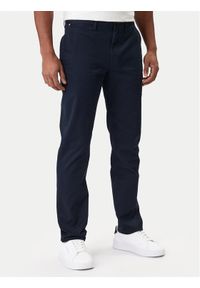 TOMMY HILFIGER - Tommy Hilfiger Chinosy Core Denton MW0MW41993 Granatowy Regular Fit. Kolor: niebieski. Materiał: bawełna #1