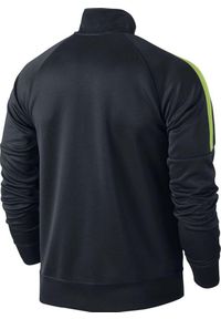 Bluza do piłki nożnej męska Nike Team Club Trainer. Kolor: czarny, zielony, wielokolorowy. Sport: piłka nożna