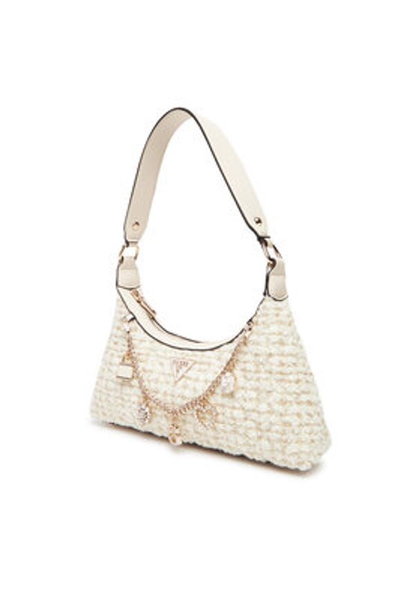 Guess Torebka Everlee HWAT86 79180 Beżowy. Kolor: beżowy