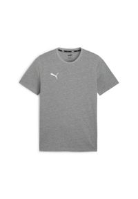 Polo Puma Teamgoal Casuals. Typ kołnierza: polo. Kolor: szary. Materiał: materiał