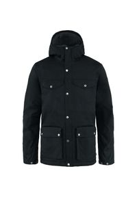 Fjällräven - Kurtka zimowa męska Fjallraven Greenland Winter Jacket. Kolor: wielokolorowy, czarny, szary. Sezon: zima