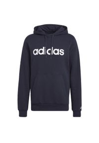 Adidas - Bluza męska adidas Essentials Linear. Kolor: wielokolorowy, biały, niebieski