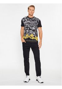 Versace Jeans Couture T-Shirt 75GAH6SG Czarny Regular Fit. Kolor: czarny. Materiał: bawełna #5