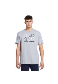 Koszulka treningowa męska Under Armour GL Foundation Update. Kolor: szary, wielokolorowy, czarny. Długość rękawa: krótki rękaw. Długość: krótkie. Sport: bieganie, fitness