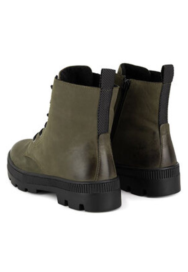 Lasocki Trzewiki WI23-PUSZAN-25 Khaki. Kolor: brązowy. Materiał: skóra
