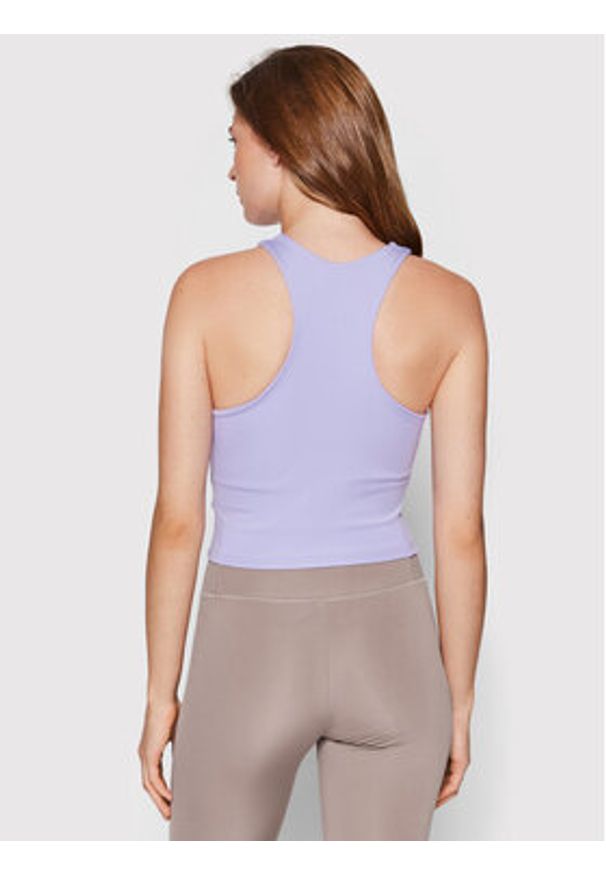 Sprandi Top SP22-TPD102 Fioletowy Slim Fit. Kolor: fioletowy. Materiał: syntetyk