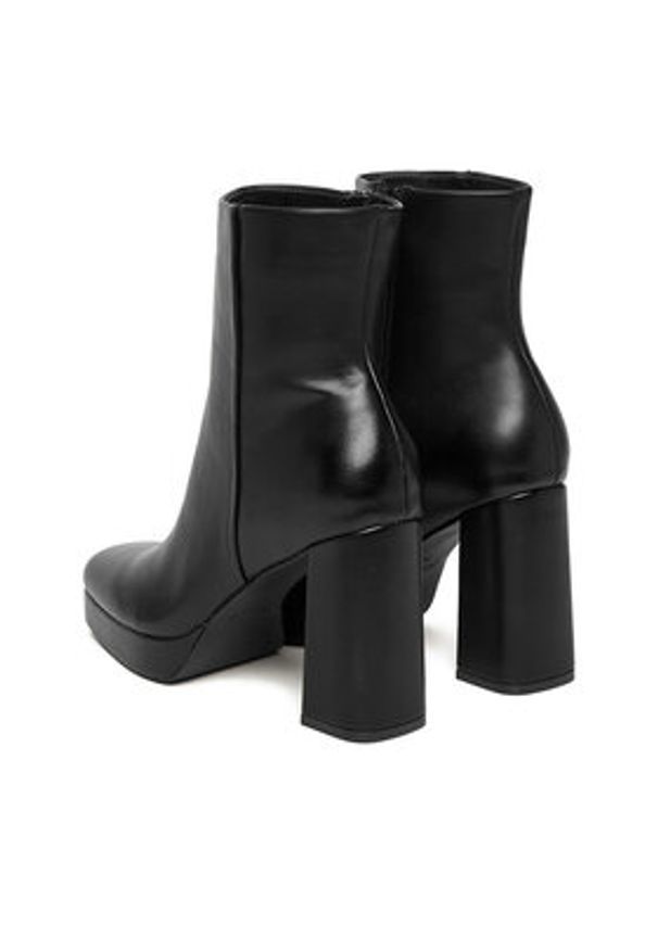 Jenny - JENNY Botki CEO-HY7617-1 Czarny. Kolor: czarny. Materiał: materiał, syntetyk