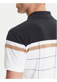 BOSS Polo Paule 50544477 Biały Slim Fit. Typ kołnierza: polo. Kolor: biały. Materiał: bawełna #3