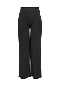 only - ONLY Spodnie materiałowe 15202195 Czarny Wide Leg. Kolor: czarny. Materiał: syntetyk, wiskoza