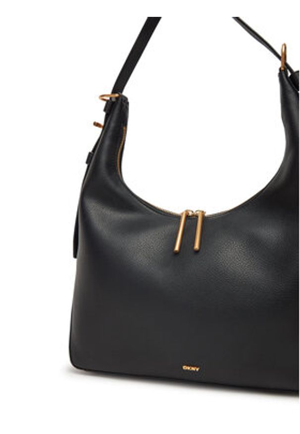 DKNY Torebka R44CAI64 Czarny. Kolor: czarny. Materiał: skórzane